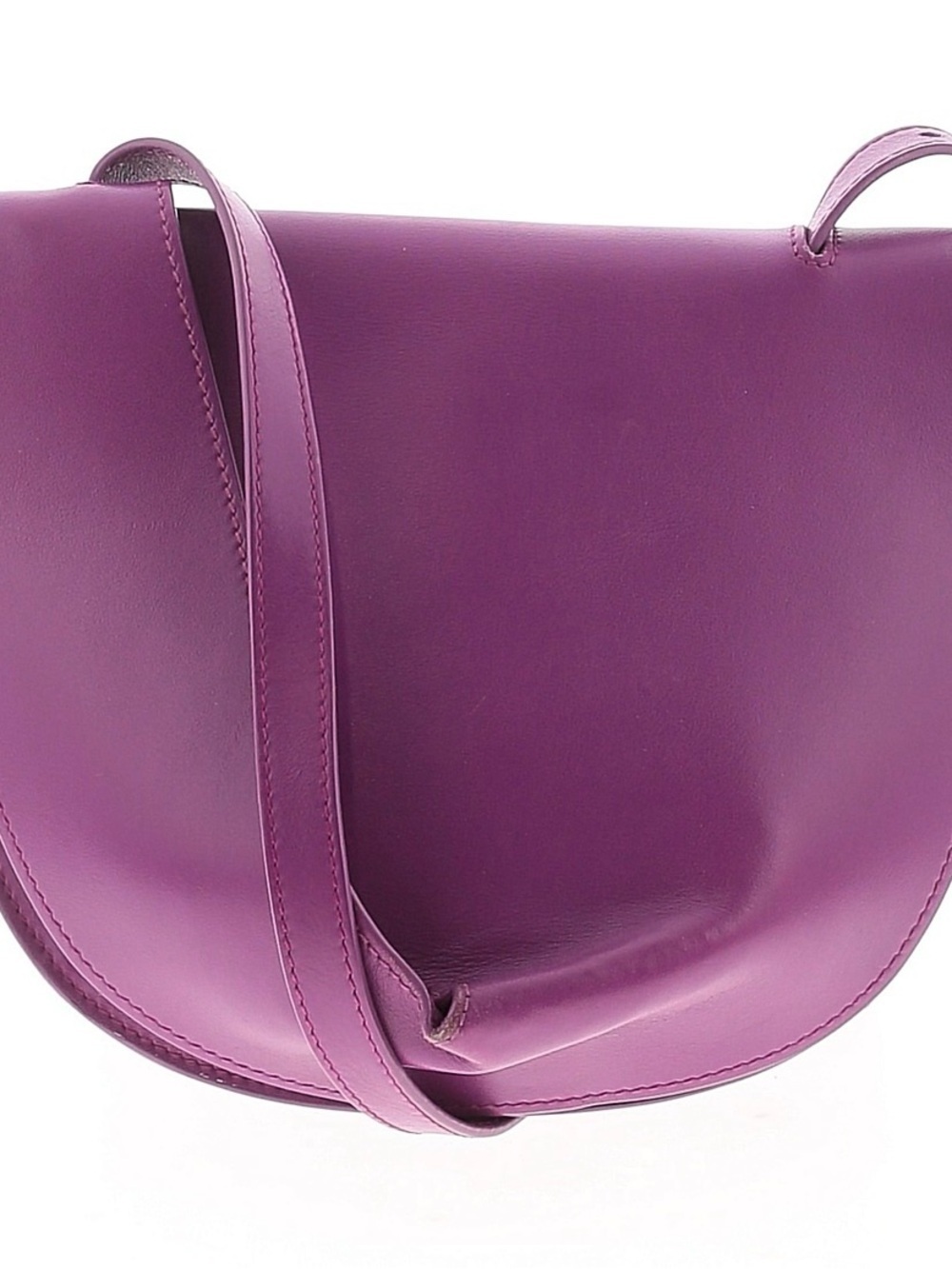 GIAQUINTO Italian Designer Made in Italy Orchidea Candy Purple Crossbody Bag GUC - Picture 5 of 11